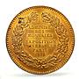 France Exposition Universelle World EXPO MS63 PCGS bronze token medal coin 1878