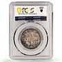 Great Britain 1 florin Regular Coinage Queen Victoria AU PCGS silver coin 1887