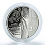 Ukraine 2 hryvnia Alexander Shalimov 1918-2006 surgeon colored nickel coin 2018