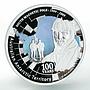 Australia 1 dollar Antarctic South Magnetic Pole silver coin 1909 - 2009