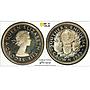 Gr Britain South. Rhodesia 1 crown Cecil Rhodes KM-27 PR66 PCGS silver coin 1953