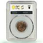Gr Britain 1 farthing Regular Coinage Queen Victoria MS64 PCGS bronze coin 1888