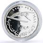 Egypt 5 pounds Calgary Winter Olympic Games Ski Jumper proof silver coin 1988