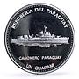 Paraguay 1 guarani Central Bank 50th Anniversary KM-197 proof silver coin 2002