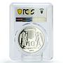 Ukraine 10 hryvnias Christening Rus Baptizing KM-109 PR70 PCGS silver coin 2000