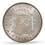 Spain 5 pesetas Regular Coinage Child Alfonso KM-707 MS62 PCGS silver coin 1899