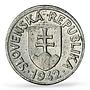 Slovakia 5 halierov Regular Coinage Coat of Arms KM-8 MS64 PCGS zinc coin 1942