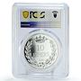 Andorra 10 diners Lunar Calendar Year of the Tiger PR68 PCGS silver coin 1998