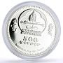 Mongolia 500 togrog Athens Olympic Games Table Tennis proof silver coin 2005