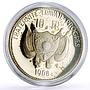 Niger 10 francs Decimal Coinage Lion Obverse KM-8.1 proof silver coin 1968