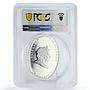 Cook Islands 5 dollars Saint Christopher Child Gilt PR69 PCGS silver coin 2009