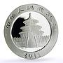 China 10 yuan Giant Panda Family Bamboo Forest colored silver coin 2011