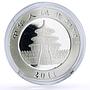 China 10 yuan Giant Panda Family Bamboo Forest colored silver coin 2011