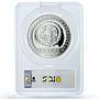 Mexico 10000 pesos Precolombina Piedra de Tizoc PR69 PCGS 5 oz silver coin 1992