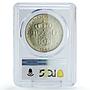 Netherlands Antilles Curacao 2 1/2 guldens Wilhemina MS64 PCGS silver coin 1944