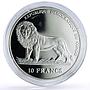 Congo 10 francs Wise Men Biblical Magi Balthasar Camel proof silver coin ND 2005