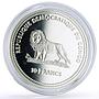 Congo 10 francs Protection Wildlife Green Parrot Fauna Hologram silver coin 2000
