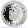 Panama 1 balboa Seoul Summer Olympic Games Gymnastics proof silver coin 1988