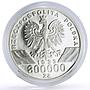 Poland 300000 zlotych Conservatio Barn Swallow Bird Fauna proof silver coin 1993
