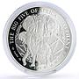 Rwanda 500 francs Africa Big Five Wildlife Elephant Fauna proof silver coin 2010