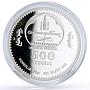 Mongolia 500 togrog Conservation Wildlife Horse Fauna proof silver coin 1996