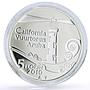 Netherlands Aruba 5 florin Seafaring California Lighthouse silver coin 2010