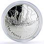 Tuvalu 1 dollar Seafaring Flying Dutchman Ship Clipper proof silver coin 2013
