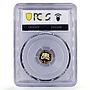 Bulgaria 5 leva Athens Olympic Games Gymnastics PR70 PCGS gold coin 2002