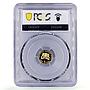 Bulgaria 5 leva Athens Olympic Games Gymnastics PR70 PCGS gold coin 2002