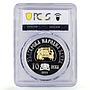 Bulgaria 10 leva Medieval Rulers Khan Krum Horsemans PR69 PCGS silver coin 2011