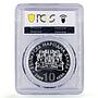 Bulgaria 10 leva Central Bank 130th Anniversary Matte PR63 PCGS silver coin 2009