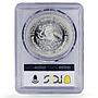 Mexico 1 onza Libertad Angel of Independence MS69 PCGS silver coin 1998