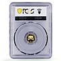 Bulgaria 5 leva Athens Olympic Games Pierre Coubertin PR70 PCGS gold coin 2002