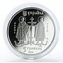 Ukraine 5 hryvnia Ancient Vyshhorod Kievan Rus Boris Gleb color nickel coin 2016