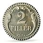 Hungary 2 filler Miklos Horthy RESTRIKE PROOF Variety KM-518 PR66 PCGS coin 1942