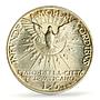 Italy Vatican 5 lire Sede Vacante Dove Bird Sun KM-20 MS67 PCGS silver coin 1939