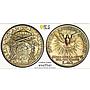 Italy Vatican 10 lire Sede Vacante Dove Sun KM-21 MS66 PCGS silver coin 1939