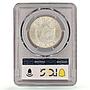 Romania 500 lei King Mihai Michael I Coinage KM-65 MS63 PCGS silver coin 1944