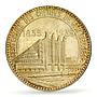 Belgium 50 francs Brussels Expo Railways KM-106.1 MS66 PCGS silver coin 1935