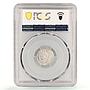 Netherlands Holland 1 stuiver Bezemstuiver KM-91 MS65 PCGS silver coin 1738