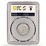 Yemen Kingdom 1/80 riyal Ahmad Private Issue KM-11a MS63 PCGS aluminum coin 1956