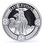 Andorra 10 diners Holy Helpers Saint Christopher Angel proof silver coin 2010
