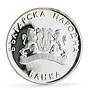 Bulgaria 10 leva Sydney Summer Olympic Games High Jump proof silver coin 1999