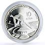 Bulgaria 10 leva Sydney Summer Olympic Games High Jump proof silver coin 1999