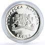 Bulgaria 10 leva Sydney Summer Olympic Games High Jump proof silver coin 1999