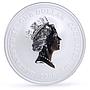 Cook Islands 1 dollar Fire Engines Cars Airfield Fire AA 60 silver coin 2006