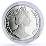 Gibraltar 1 crown Home Pets Dachshund Dog Animals proof silver coin 1993