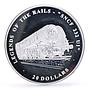 Liberia 20 dollars Railways Railroads Trains SNCF 232 U1 proof silver coin 2003