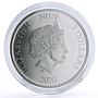 Niue 2 dollars Conservation Wildlife Monitor Desert Fauna silver coin 2020