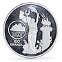 Angola 100 kwanzas Sydney Summer Olympic Games Opera House silver coin 1999